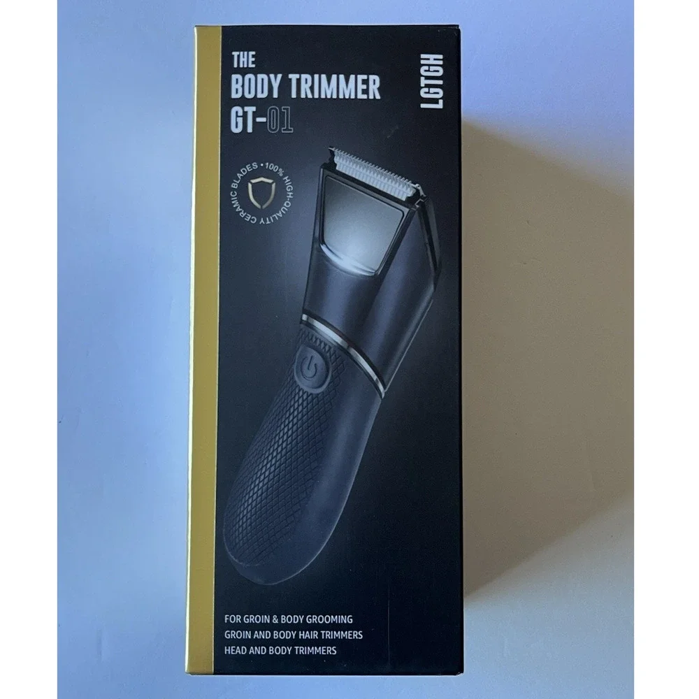 LGTGH GT-01 Men's Electric Body Trimmer Waterproof Cordless Groomer New